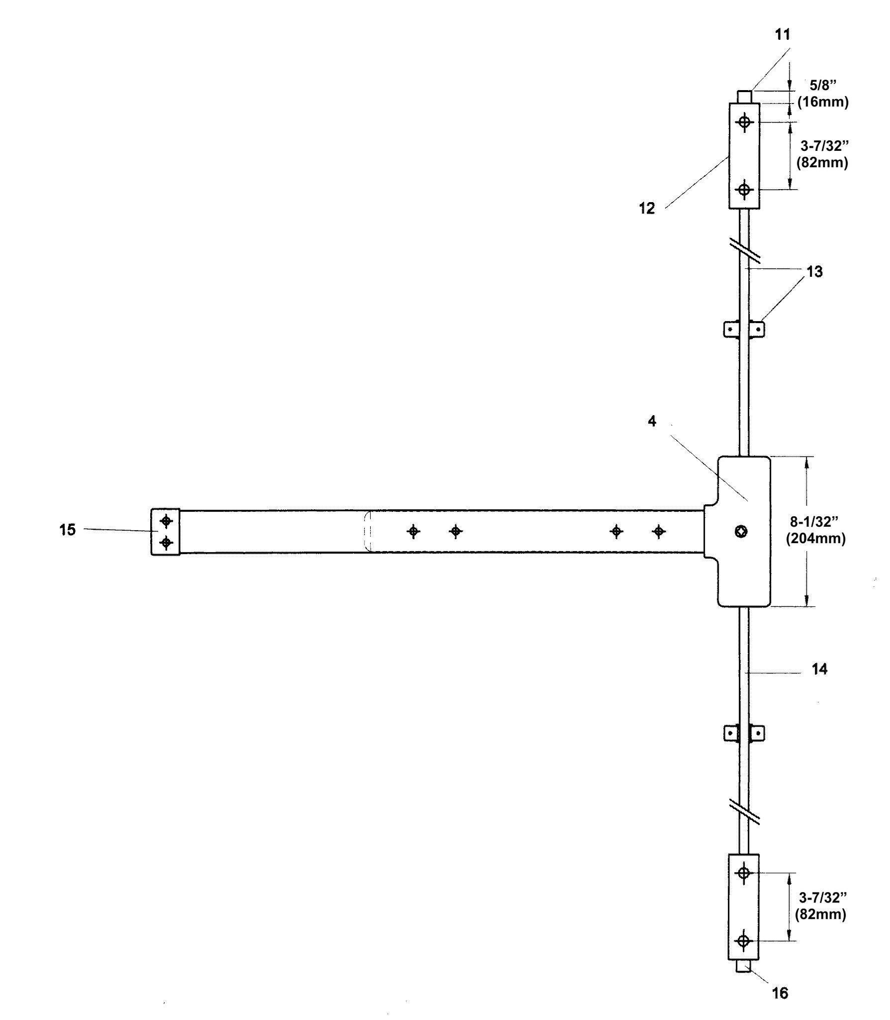 E5130 Surface Vertical Rod Nomenclature